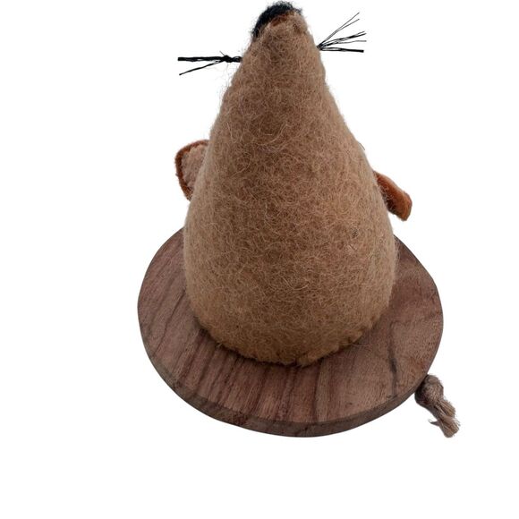 Felt Wool Faux Trophy Fox Head  Wall Decor Nursery Fast Shipping - Picture 5 of 11